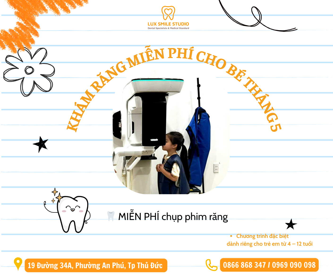 Khám Răng Miễn Phí Cho Bé