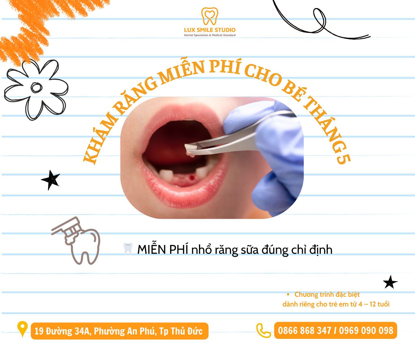 Khám Răng Miễn Phí Cho Bé