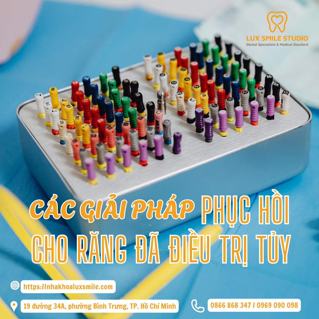 Phục hồi răng sau điều trị tủy